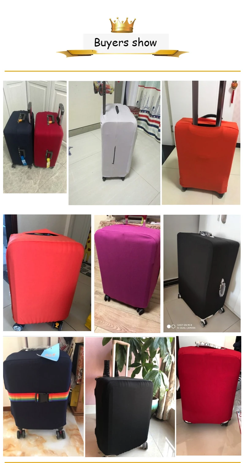 Горячая Сгущает чехол для дорожного чемодана одноцветное Цвет Высокое качество эластичный чехол для чемодана 18 20 24 26 28 32 дюймов дело