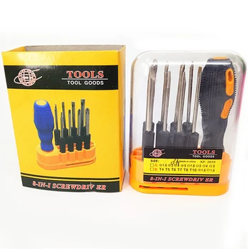 

9pcs/Set Multi Function Screwdriver Tool Kit Computer Repair Equipment Screw Bits Portable Hand Tools