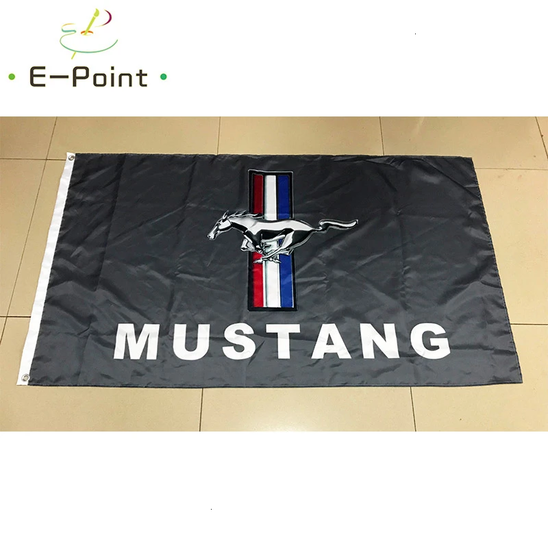 Автомобильный флаг Ford Mustang 2 фута* 3 фута(60*90 см) 3 фута* 5 футов(90*150 см) размер рождественские украшения для домашнего флага баннер подарки