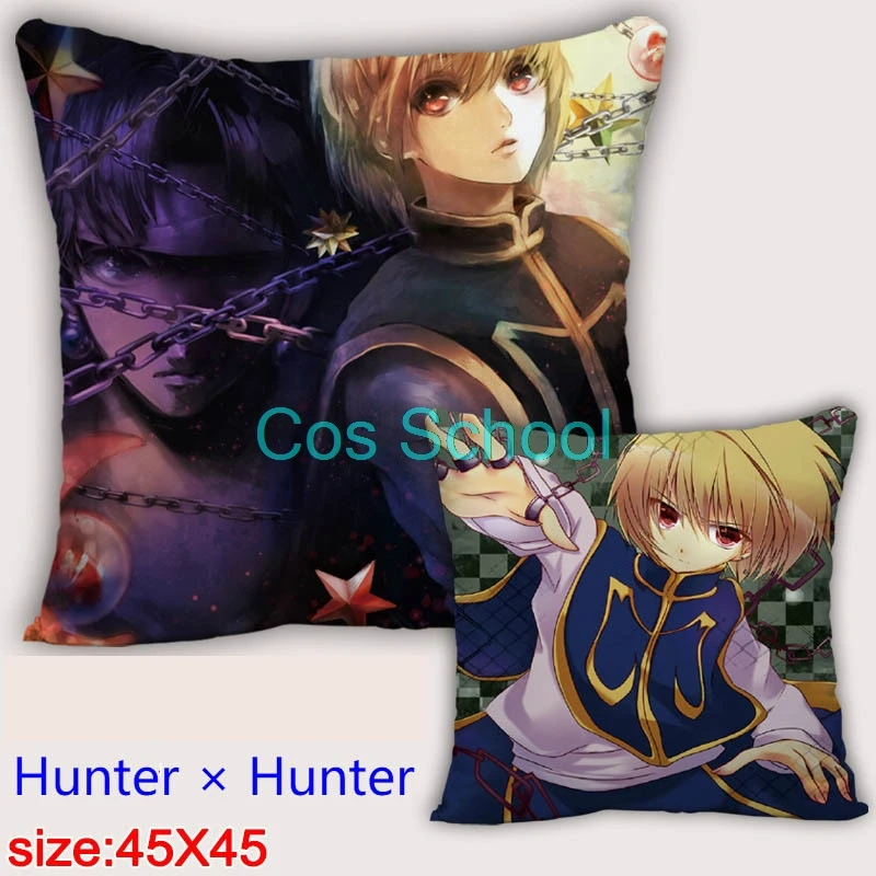 Cos школьные аниме HunterxHunter подушки Gon Freecss диванная прикроватная Подушка Killua Kurapika Hisoka подушки аксессуары