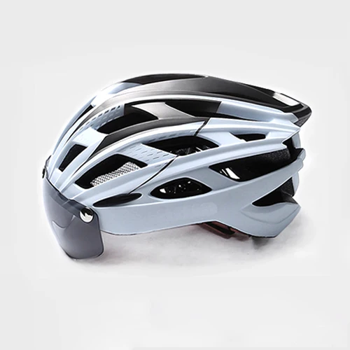 Сверхлегкий MTB шлем велосипедный шлем с Goggle велосипед Горный шоссейный шлем велосипедный гоночный цельный плесень запасные части велосипеды - Цвет: COLOR 4