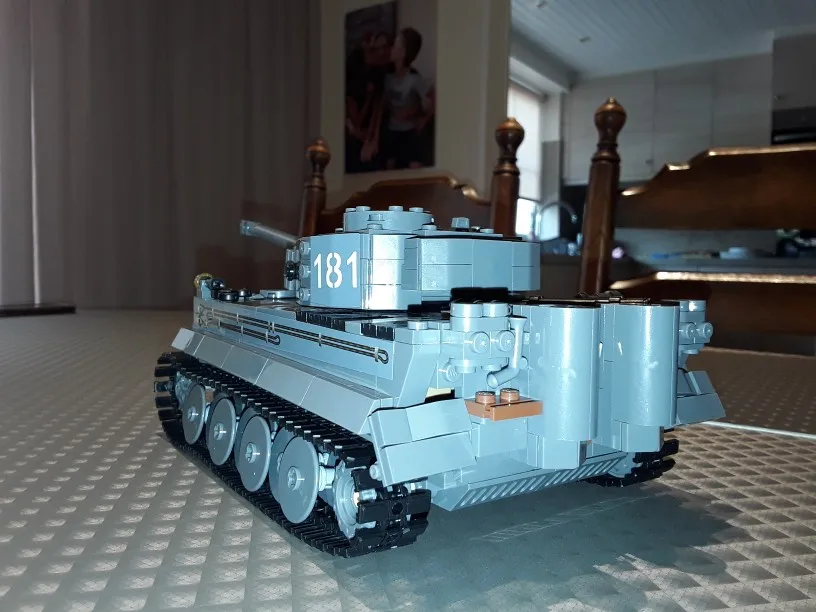 Gudi 6104 военный немецкий Король тигр I танк M1A2 ABRAMS основной боевой танк MBT строительные блоки кирпичи DIY Детский обучающий игрушки для детей
