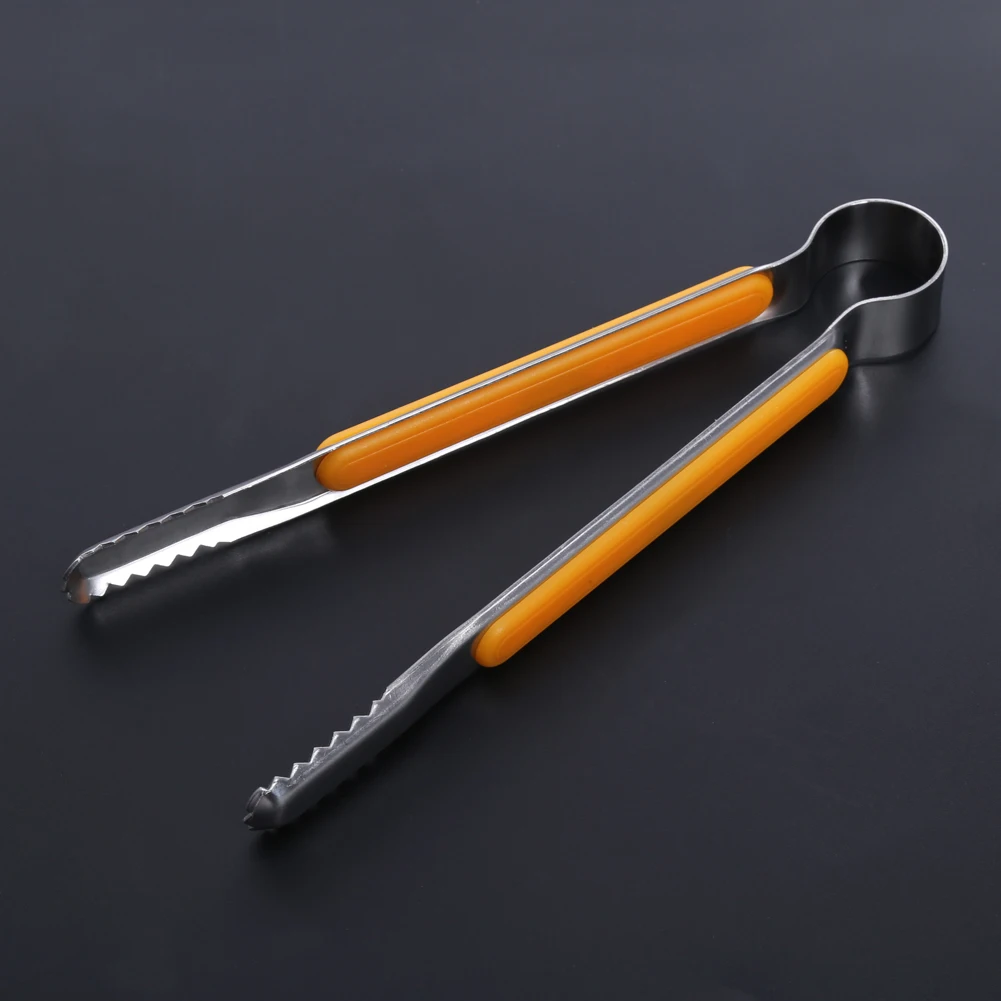Stainless Steel Kitchen Tongs Cooking Forceps BBQ Tongs Food Salad Bacon Steak Bread Clip Clamp Kitchen Tools Kitchenware