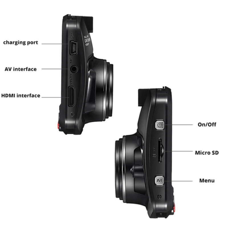 Видеорегистратор UNCOM Автомобильный видеорегистратор с защитой регистратор