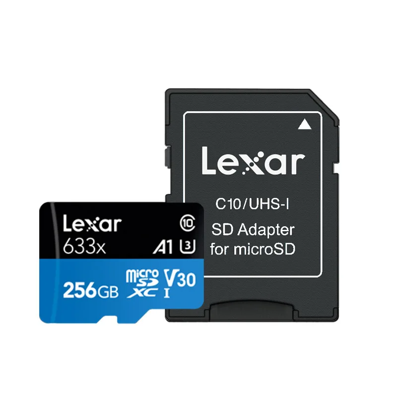 Lexar 128 Гб Micro SD карта 16 ГБ 32 ГБ карта памяти до Макс 95 м/с 64 Гб класс 10 633x картао де Мемория TF флэш-карта - Емкость: 256GB