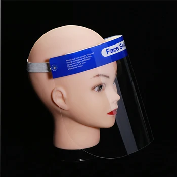 

10PCS Transparent Plastic Safety Faces Shields Screen Spare Visors For Head Mask Eye Faces Protection