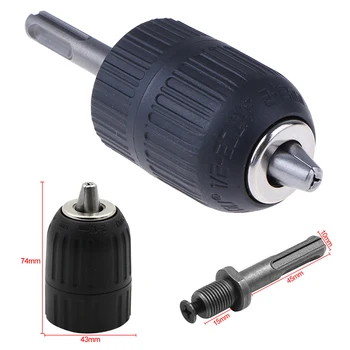 

1 Set 2-13MM 1/2-20UNF Drill Chuck With SDS Shaft Adaptor Keyless Heavy Duty Tool