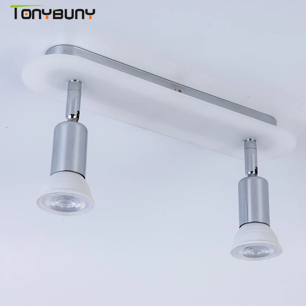 

2/3 steering heads ceiling led hanglight dining kitchen room ceiling lights store shop showcase adjustable Ceiling spot lighting