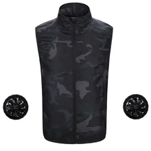 ZYNNEVA охлаждающий жилет Летний Кондиционер одежда вентилятор USB умная Зарядка для мужчин и женщин на открытом воздухе Солнцезащитная куртка GC1119