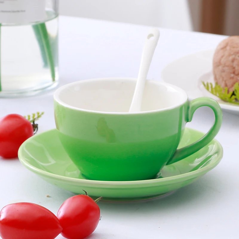 Минималистичная Скандинавская чашка на заказ Современная керамическая чашка высокого качества креативные Juego De Tazas домашние чашки для молока кофе MM60BYD - Цвет: B