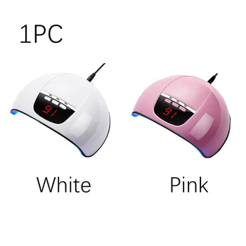

54W LCD Display High Power Manicure Tool USB Rechargeable 3 Timer Setting Automatic Sensor UV LED Lamp Nail Dryer Portable