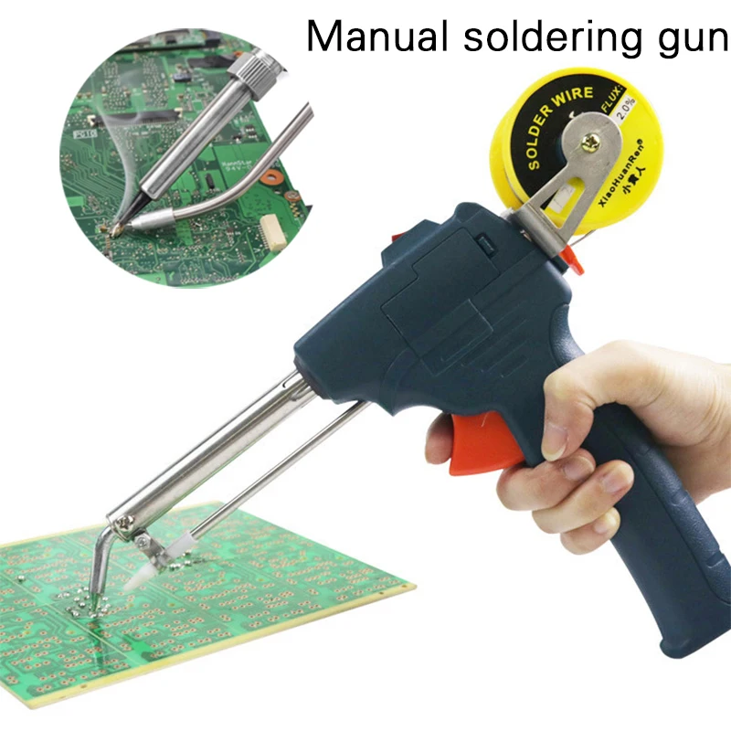 Electric Iron Kit Soldering Tool Soldering Iron Suit External Heat Type Handheld Electrical Tools High Temperature 60W Portable