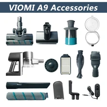 

Original VIOMI A9 Handheld Cordless Vacuum Cleaner Roller Brush Charger HEPA Filter Dust Collector Mite Removal Brush Accessorie