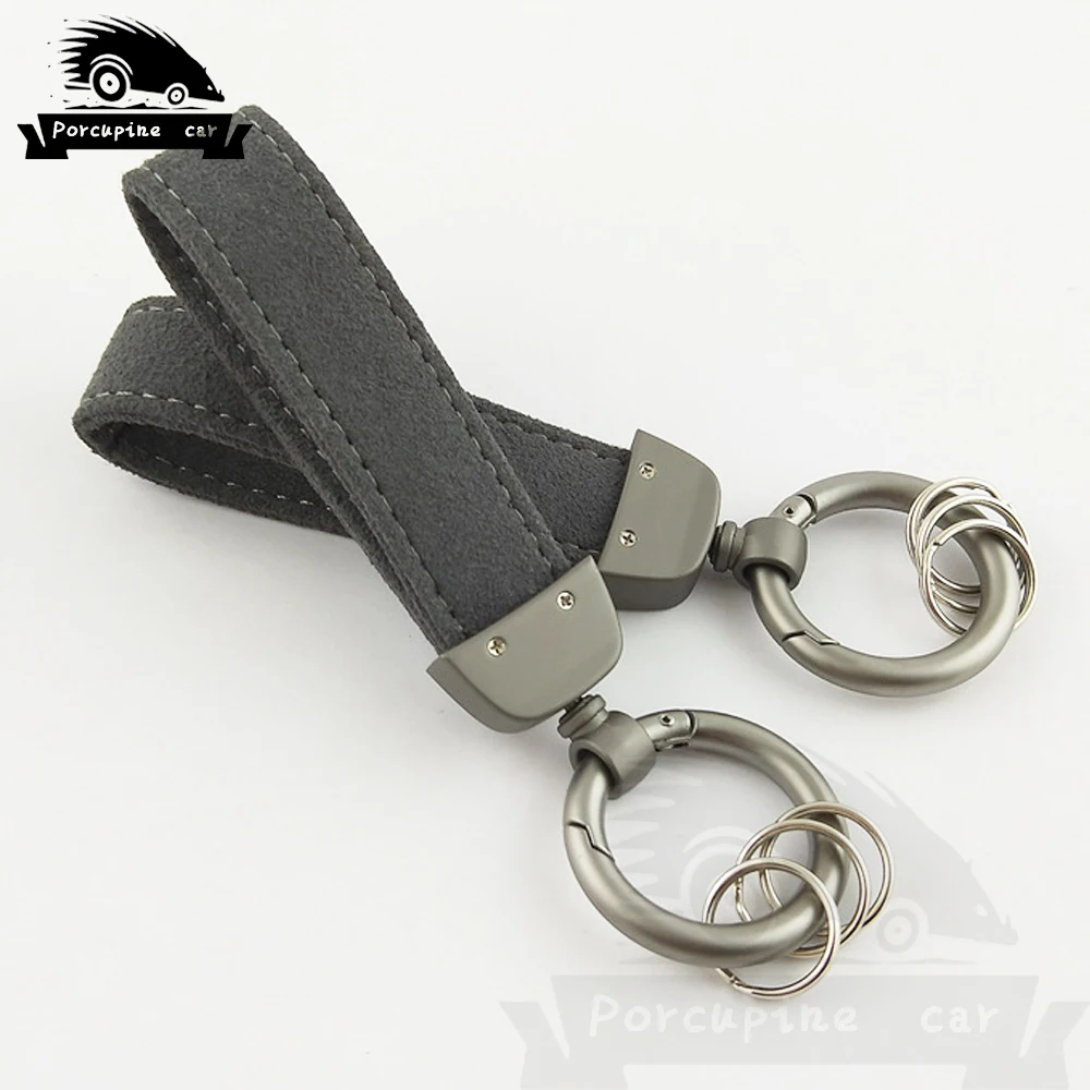 Автомобильный брелок с мехом для ключей Mercedes Benz BMW VW Toyota Mazda Audi Kia peugeot Honda hyundai