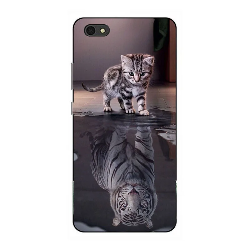 M21 Мягкие силиконовые с рисунком, чехол для телефона, чехол для iTel A 15 A15 5,", цветные чехлы на заднюю панель, милый мультяшный цветочный чехол - Цвет: M21