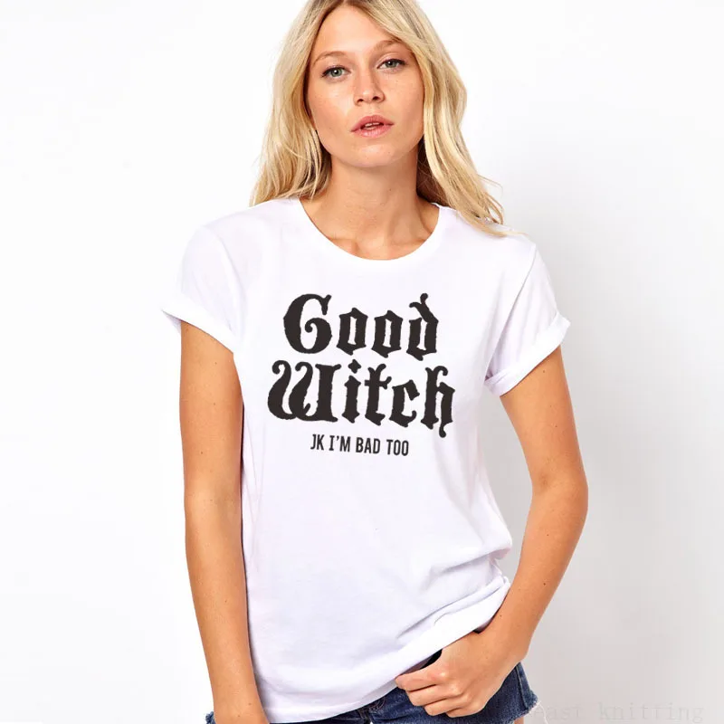 

witch graphic tees women shirt vintage plus size girls 2020 christmas halloween print pumpkin plus size korean punk