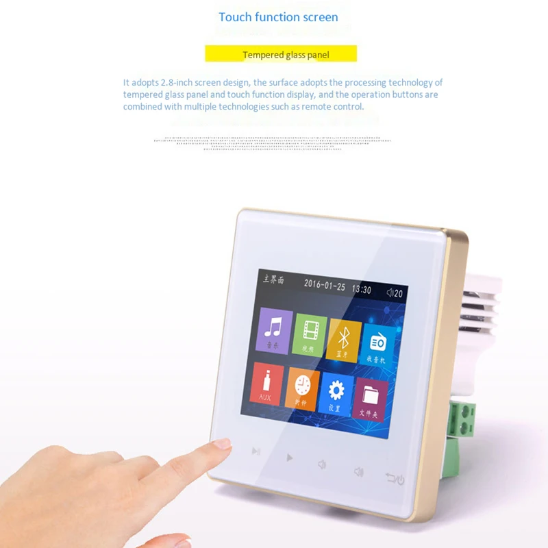 Bluetooth Smart Control Music System Ceiling Speaker Modules Home Audio System Digital Stereo Amplifier in Wall for Hotel 6 Bluetooth Smart Control Music System Ceiling Speaker Modules Home Audio System Digital Stereo Amplifier in Wall for Hotel 6