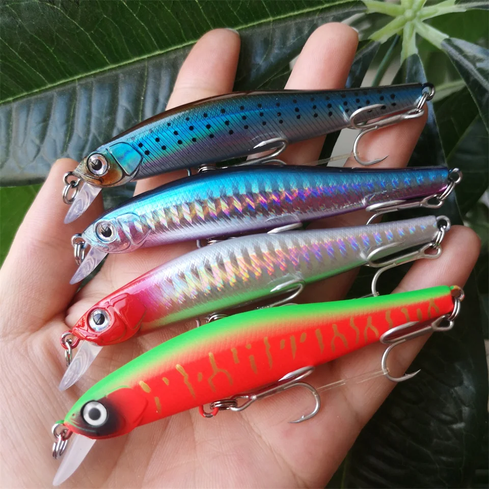 

Jerkbait Wobblers 9.5cm 11.5g Depth 1.5m Hard Bait Minnow Fishing Lures Sinking Weight Transfer System for Long Casting Tackle