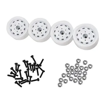 

1.9 Inch RC Metal Wheels Hub Rim Set for Axial SCX10 RC4WD D90 1/10 RC Crawler Car Vehicle RC Tires Part Accessories