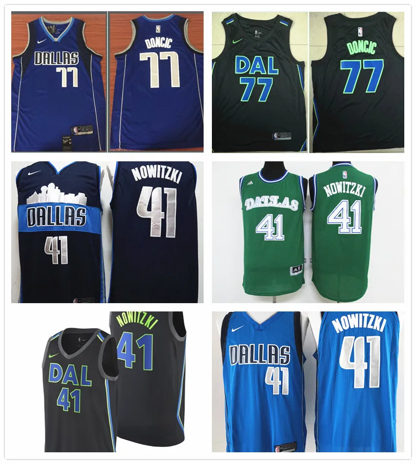 Dallas Luka Doncic Dirk Nowitzki баскетбольные майки для мужчин