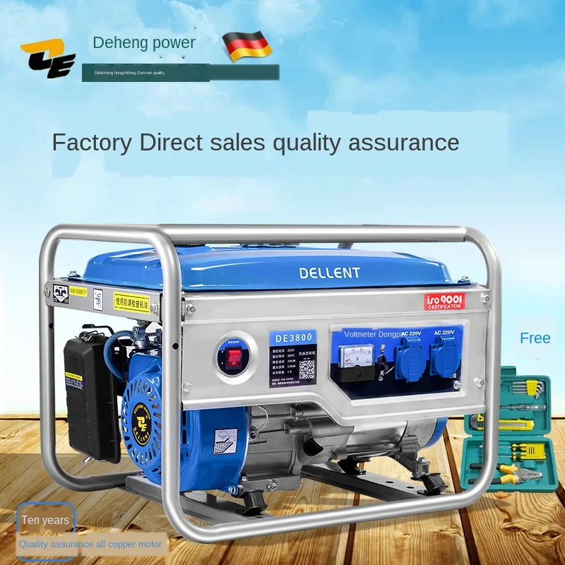 

3kw generator 220v home 3000w single phase small mini gasoline generator