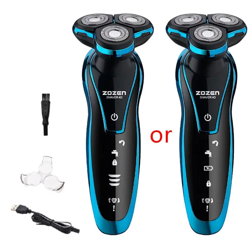 

Electric Shaver Floating Razor for Men Wet Dry Waterproof Cordless Rechargeable Beard Trimmer Washable