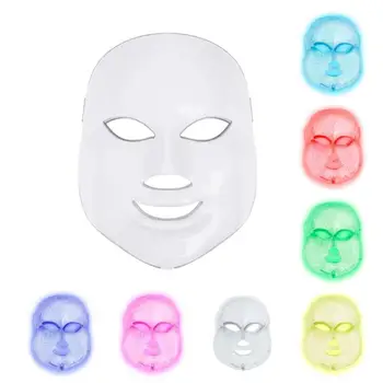 

DropShipping Led Facial Mask 7 Colors Led Korean Photon Therapy Face Mask Machine Light Therapy Wrinkle Acne Skin Care Led Mask