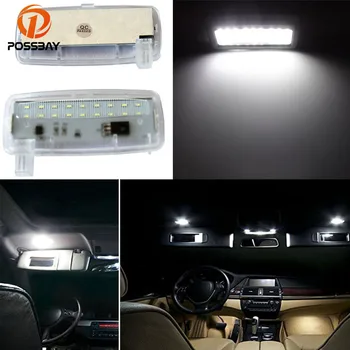 

POSSBAY LED 1210 SMD Car Interior Lights White 12V Sun Visor Vanity Mirror Lights Makeup Light Lamps for BMW E93/E93 LCI/E88