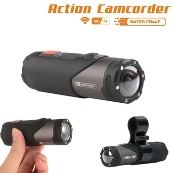 Cámara de vídeo de acción Full HD 1080P con WiFi, videocámara de escopeta para bicicleta, ciclismo, tiro con arcilla, casco de caza, deportes, DV