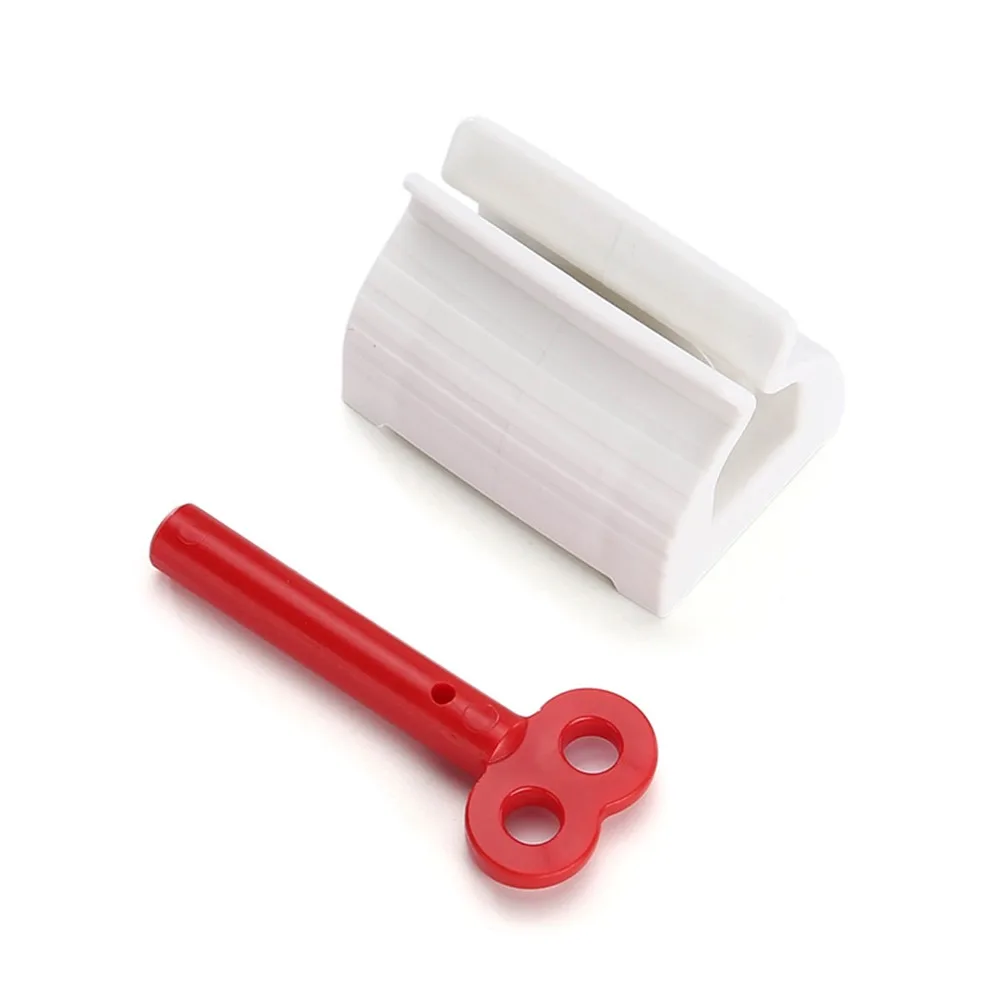 1 шт. ручная соковыжималка для зубной пасты Удобная креативная зубная паста роликовая трубка аксессуары для ванной комнаты термостойкость - Цвет: red