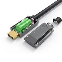 HDMI connection Male 19P Terminals Solderless Connector With Metal case HD Adapter HDMI Connector Diy Repair HDMI cable