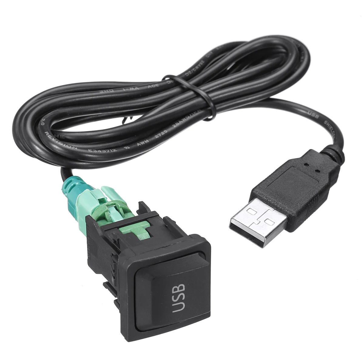 Автомобильный USB 2,0 кнопка переключения кабельная линия USB аудио адаптер CD музыкальный плеер радио для Фольксваген