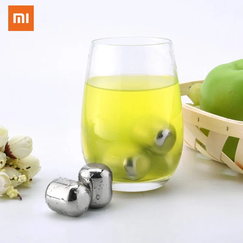 Xiaomi Mijia Circle Joy Frozen Ice Cube 304 моющийся куб из нержавеющей стали многоразовое использование для винного сока и различных напитков