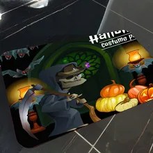 Счастливый Хэллоуин призрак тыква Таро фланелевый ковер нескользящий ковер 40X60 см комната мальчика фланелевые игровые коврики ковер для гостиной