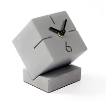 Цементные формы «сделай сам» квадратные часы силиконовые бетонные