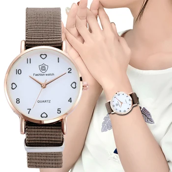 

2020 NEW Watch Women Casual Nylon Strap Watches Fashion Simple Ladies' Small Dial Quartz Clock Dress Wristwatches Reloj mujer