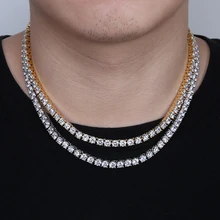 3mm  16/18inch Iced Out Bling Aaa Cubiczircon 1 Row Tennis Chain Chokernecklace Men Women Hip Hop Jewelry Dropshipping 3mm  16/18inch Iced Out Bling Aaa Cubiczircon 1 Row Tennis Chain Chokernecklace Men Women Hip Hop Jewelry Dropshipping