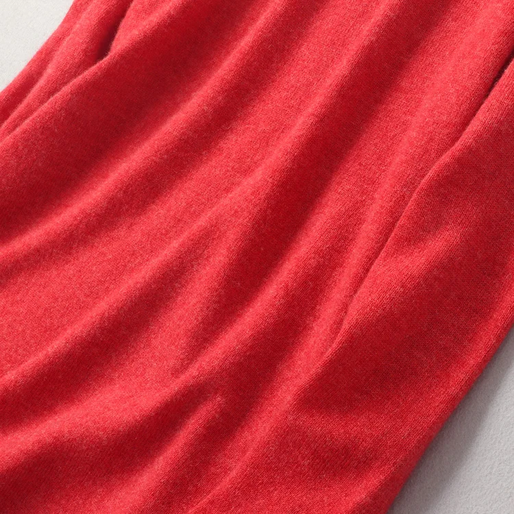 cashmere sweater winter new women half bead collar hedging long-sleeved sweater female cashmere