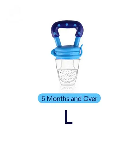 Feeding Blue L Новая детская соска для свежего питания, детское устройство для кормления, колокольчик, Детские принадлежности, соска, бутылочки, Детская соска, игрушка - Цвет: Feeding Blue L