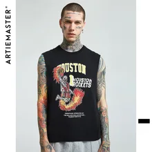 Artie мужская одежда | на сезон весна-лето на ощупь с принтом ракеты пламени Баскетбол Стиль Фитнес спортивный мужской жилет