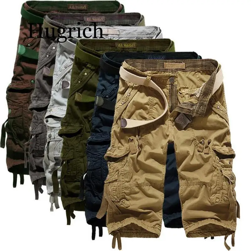 Tactical Camouflage Camo Cargo Shorts Men 2020 New Men's Casual Shorts Male Loose Work Shorts Man Military Short Pants 29-42