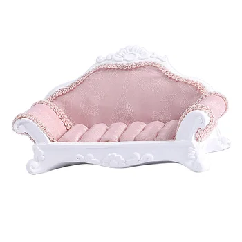 

Pink Cute Sofa Watches Jewelry Display Stand Holder Rack 14x6x8cm Holder