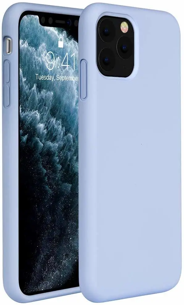 1000 шт. жидкие силиконовые чехлы для Apple iPhone 11 Pro XS Max XR X 8 Plus 7 6 6S Мягкий тонкий чехол для телефона карамельный цвет задняя крышка