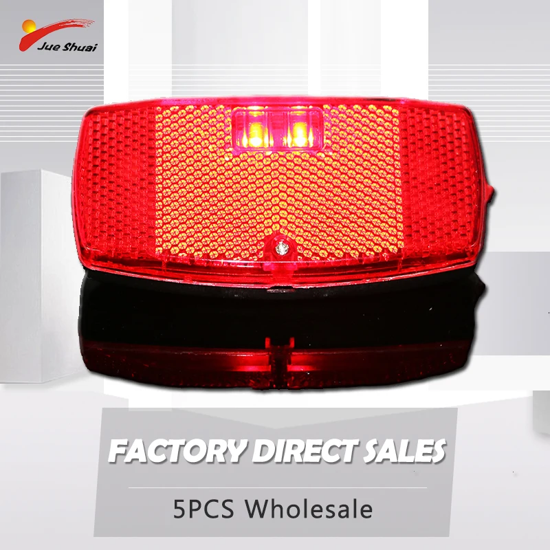 

JS Leds Red Bicycle Rear Lamp LED Tail Light Super Bright Bicycle Accessories MTB Led Bike Bisiklet Aksesuar Bicicleta Parts Kit