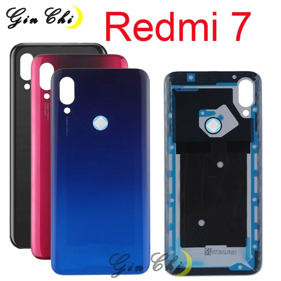 Оригинальная задняя крышка батарейного отсека 6 26 дюйма для xiaomi Redmi 7 запасные