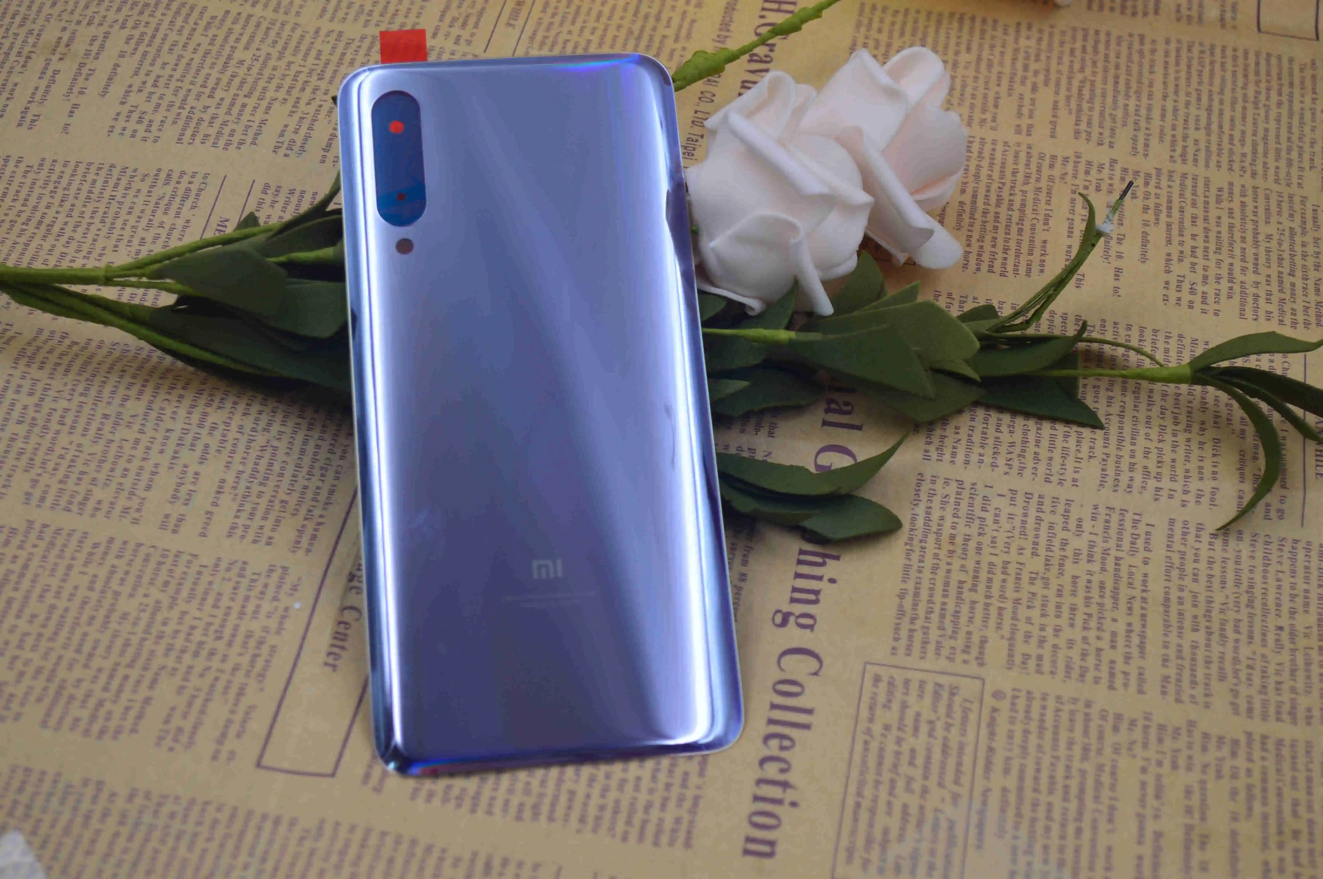 Новинка 100% Крышка батарейного отсека для Xiaomi Mi 9 Задняя стеклянная панель Mi9
