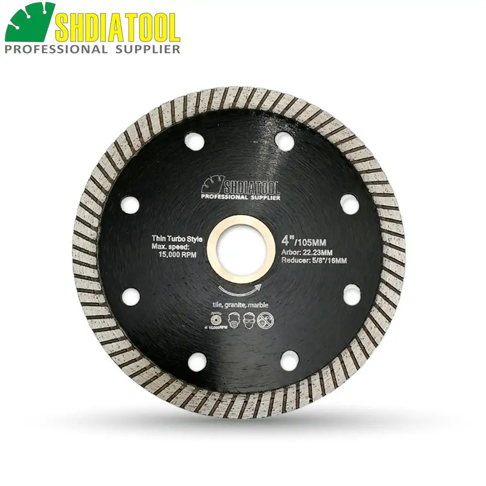 Shdiatool 4 5 Hot Pressed Superthin Diamond Turbo Saw Blade Hot Pressed Superthin Diamond Turbo