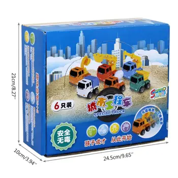 

Simulation Inertia Mini Engineering Car Toy Model Giveaway Gift 090B