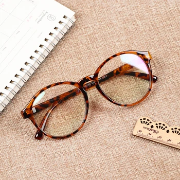 

1Pc New Fashion Vintage Glasses Frame For Women Men Round Eye Glasses Clear Frame Plastic Transparent Optical Glasses Frames