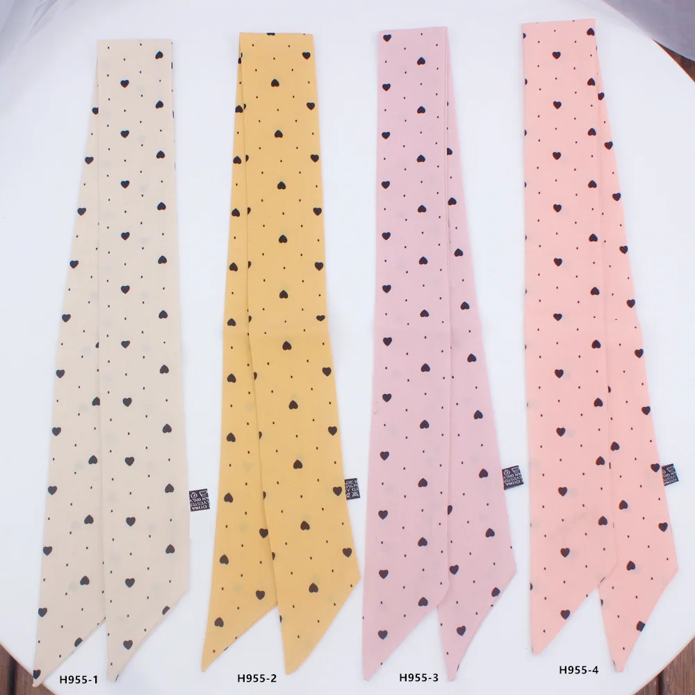 

Новый маленький тонкий узкий длинный маленький шарф с завязками для сумки Тонкие шарфы с маленькой лентой